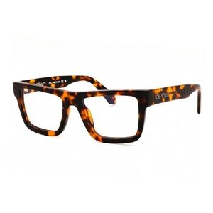 OFF-WHITE EYEGLASSES OERJ025 STYLE 25 6000 Havana / Clear Blue Light Block